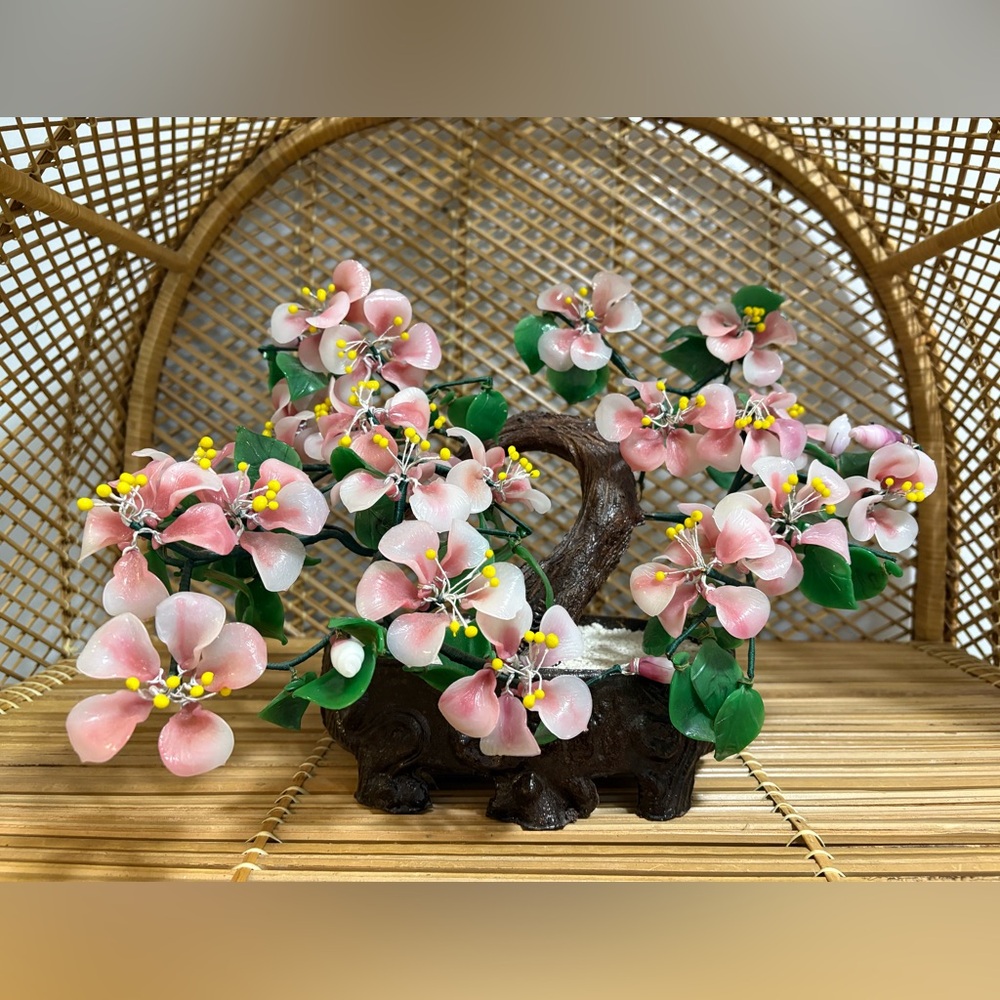 Large Glass Bonsai Tree